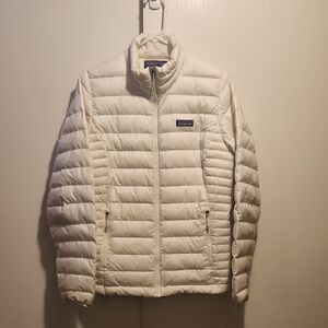 Patagonia Cream Quilted Jacket